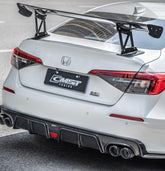 Honda Civic 11th Gen FE1 FE2 FE4 2022-ON with Aftermarket Parts - Rear Spoiler Wing Carbon Fiber / FRP from CMST Tuning